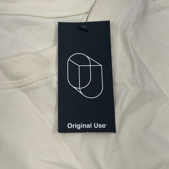 BCI Original Use Men's Size 4XL Short Sleeve Tee Shirt Cream New With Tags - Picture 3 of 12